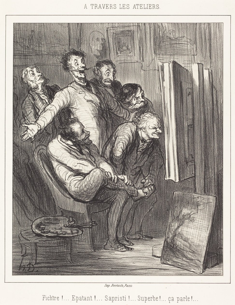 Attraverso i laboratori da Honoré Daumier