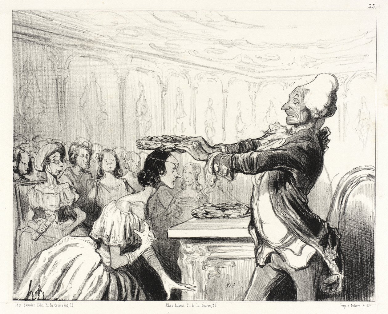 Accademia delle donne da Honoré Daumier
