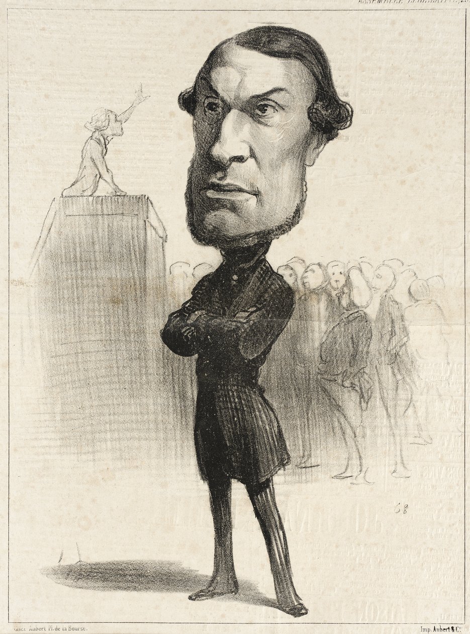 Achille Fould da Honoré Daumier