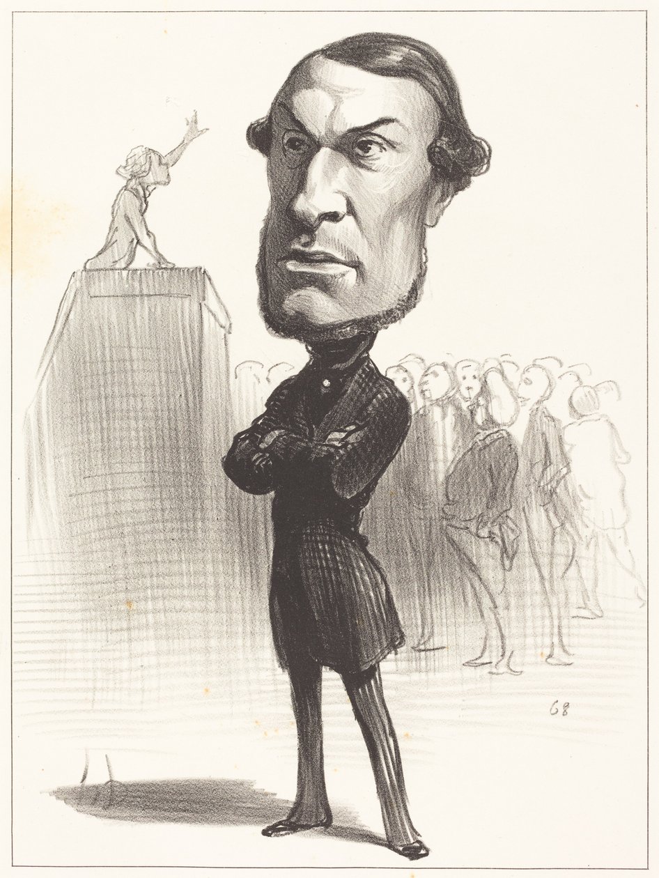 Achille Fould da Honoré Daumier