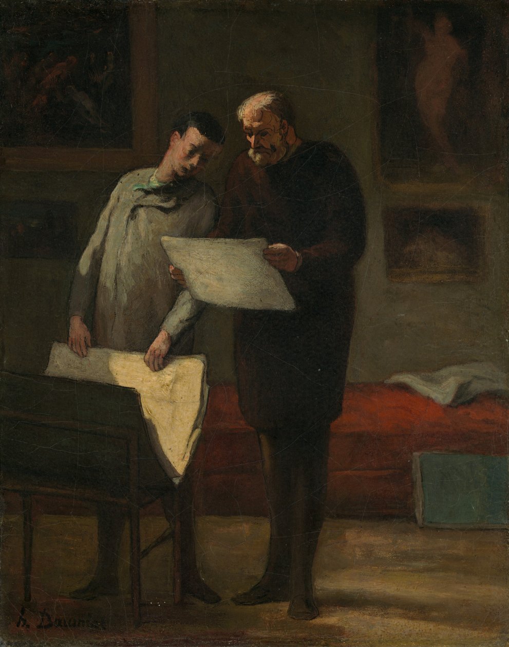Consiglio a un Giovane Artista da Honoré Daumier