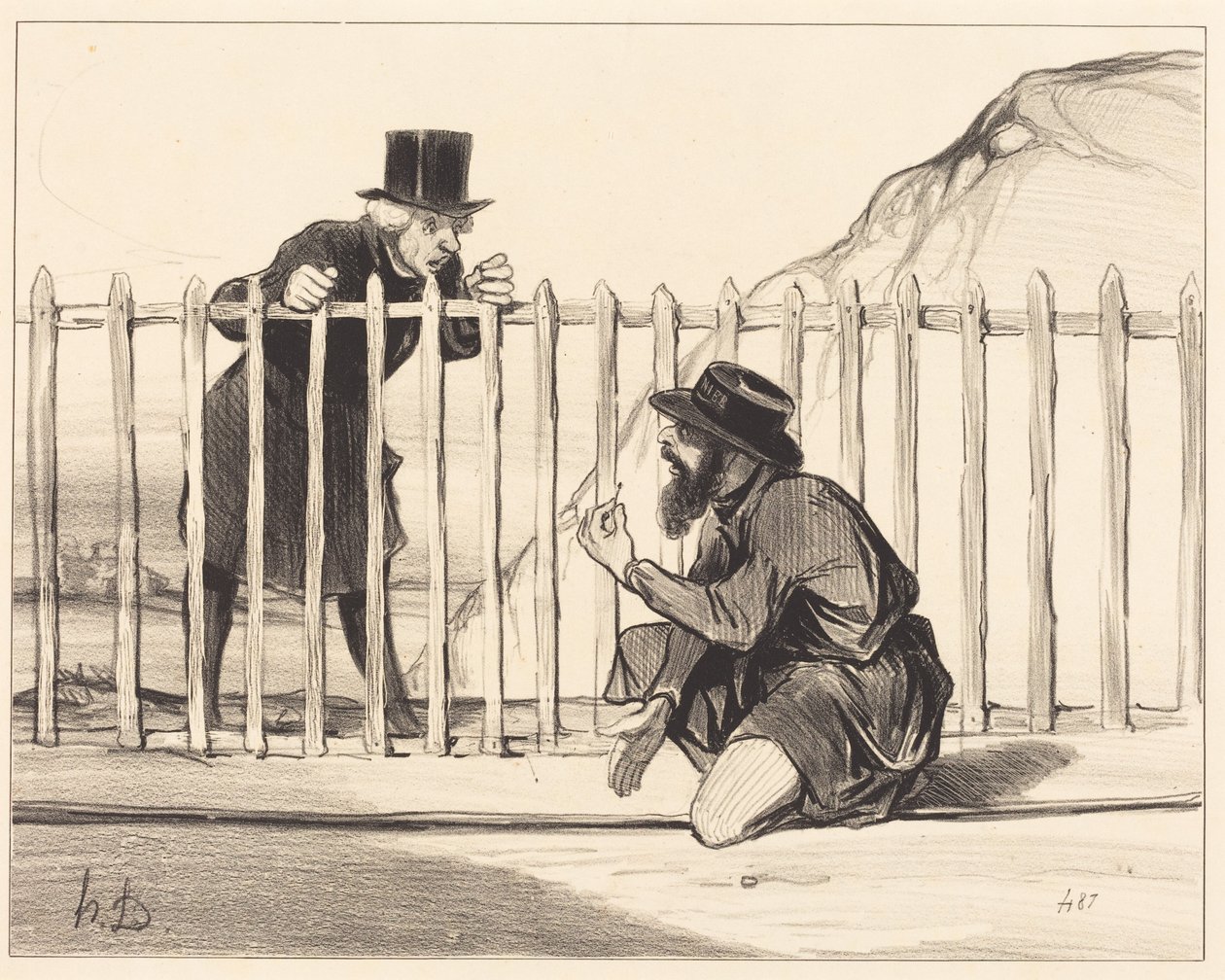 Ah! Beh... il convoglio... può ritenersi fortunato di essersela cavata... da Honoré Daumier