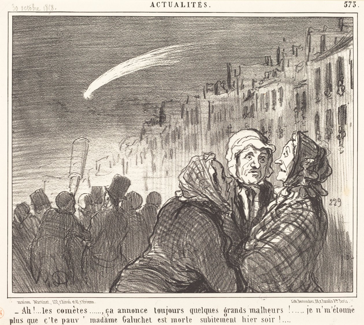 Ah!... le comete... da Honoré Daumier