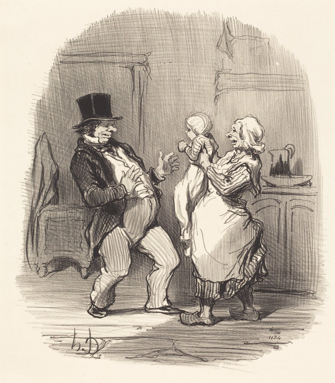 Ah! signore... non ridere così... da Honoré Daumier