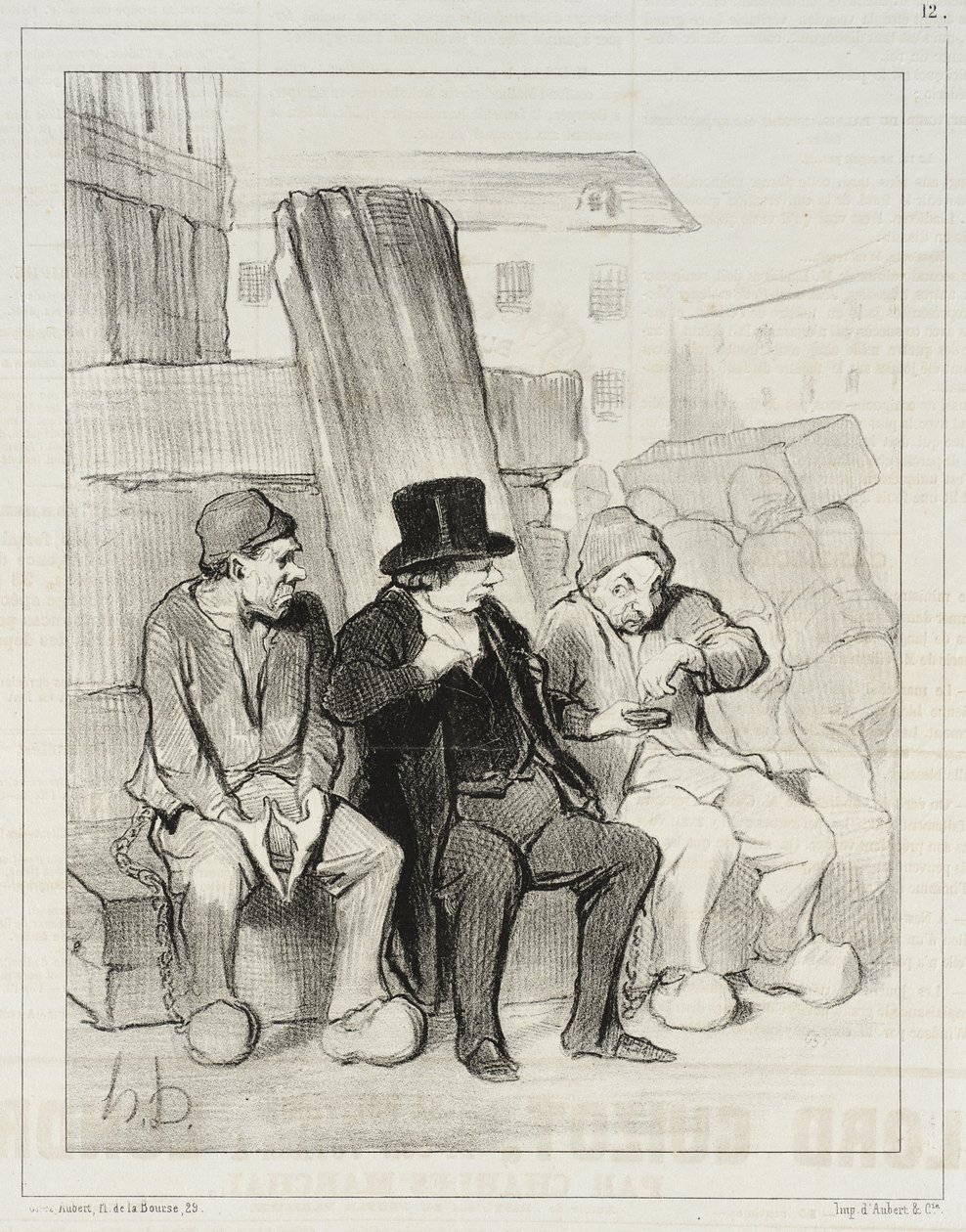 Dunque, amico mio, a ventidue anni avevate già ucciso tre uomini... da Honoré Daumier