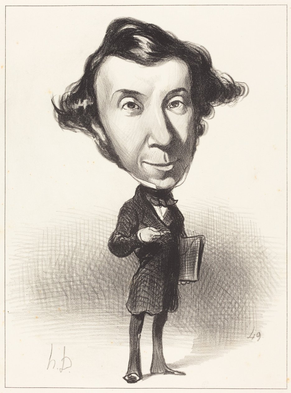 Alex. Ch. Henri de Tocqueville da Honoré Daumier