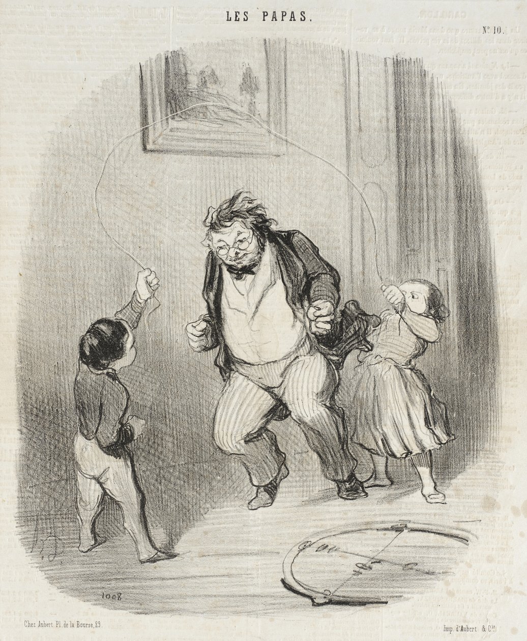 Dai, papà... ancora... trentadue giri! da Honoré Daumier