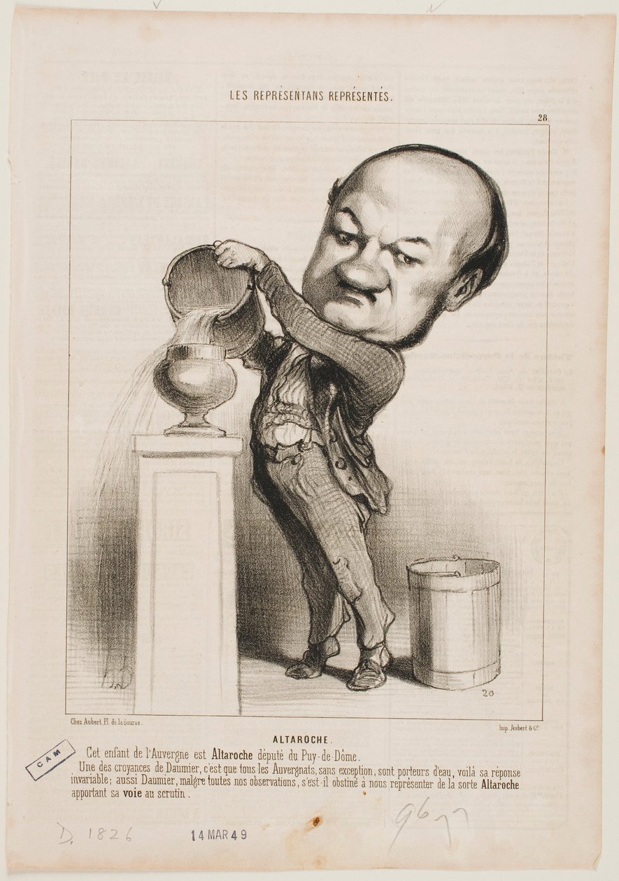 Altaroche da Honoré Daumier