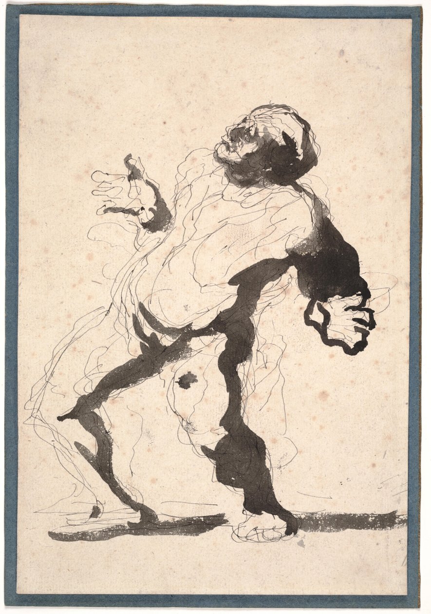 Un attore da Honoré Daumier