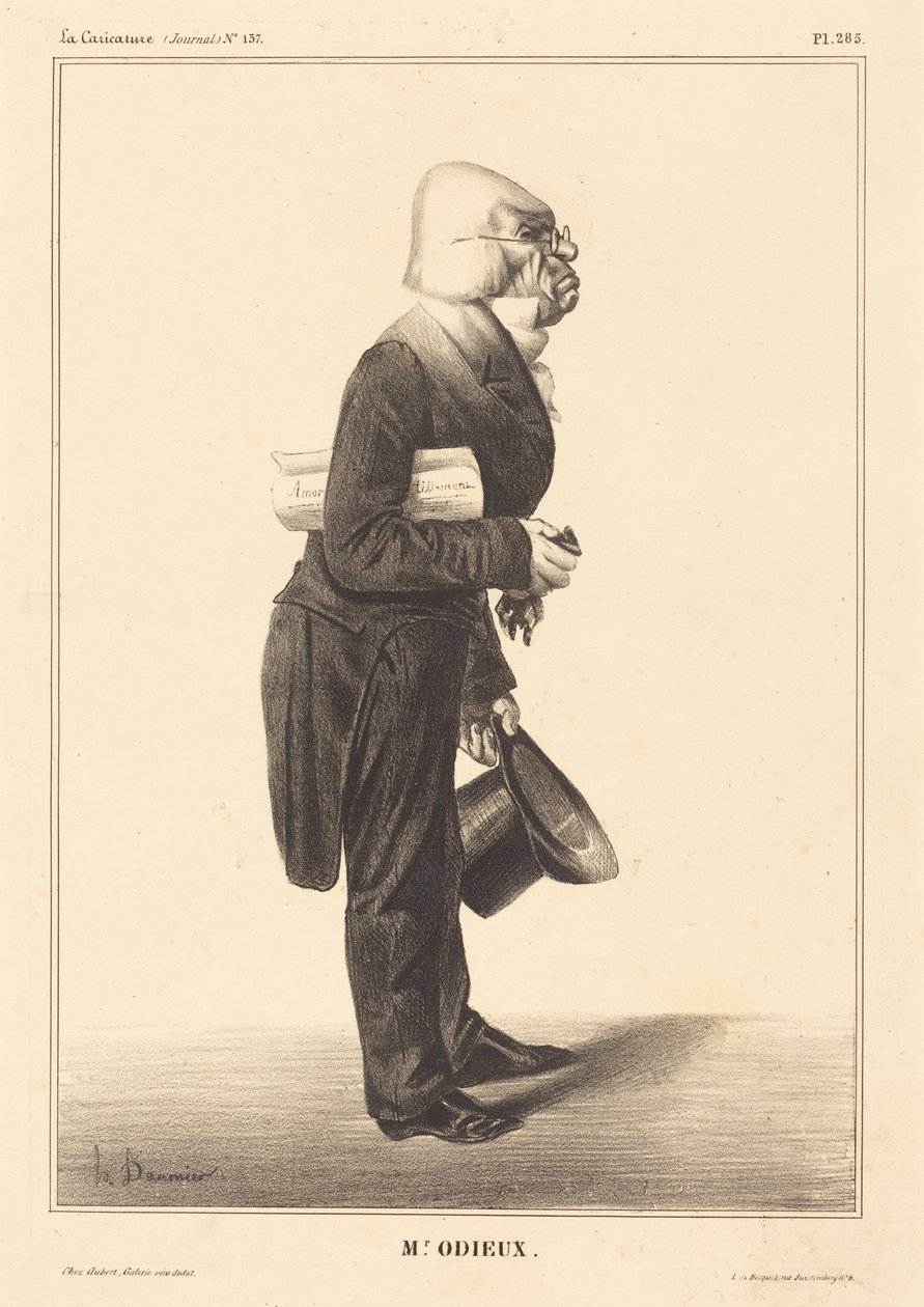 Antoine Odier da Honoré Daumier