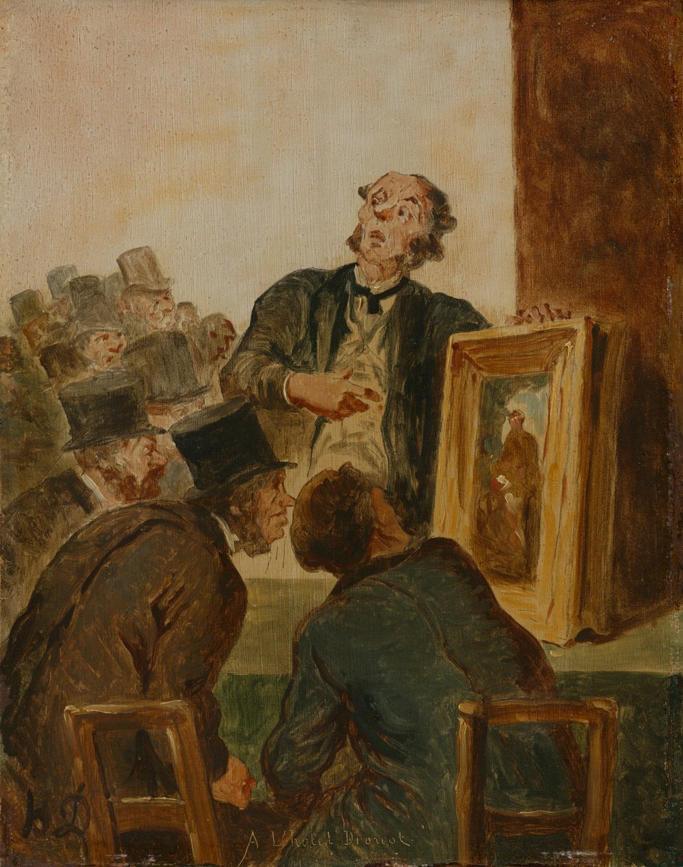Alla Galleria Drouot da Honoré Daumier