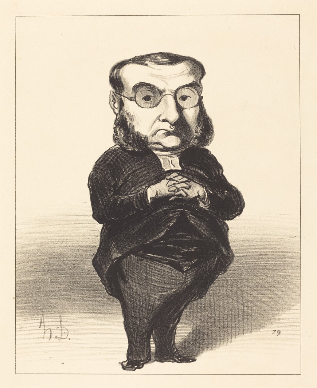 Ath. L. Charles Coquerel da Honoré Daumier