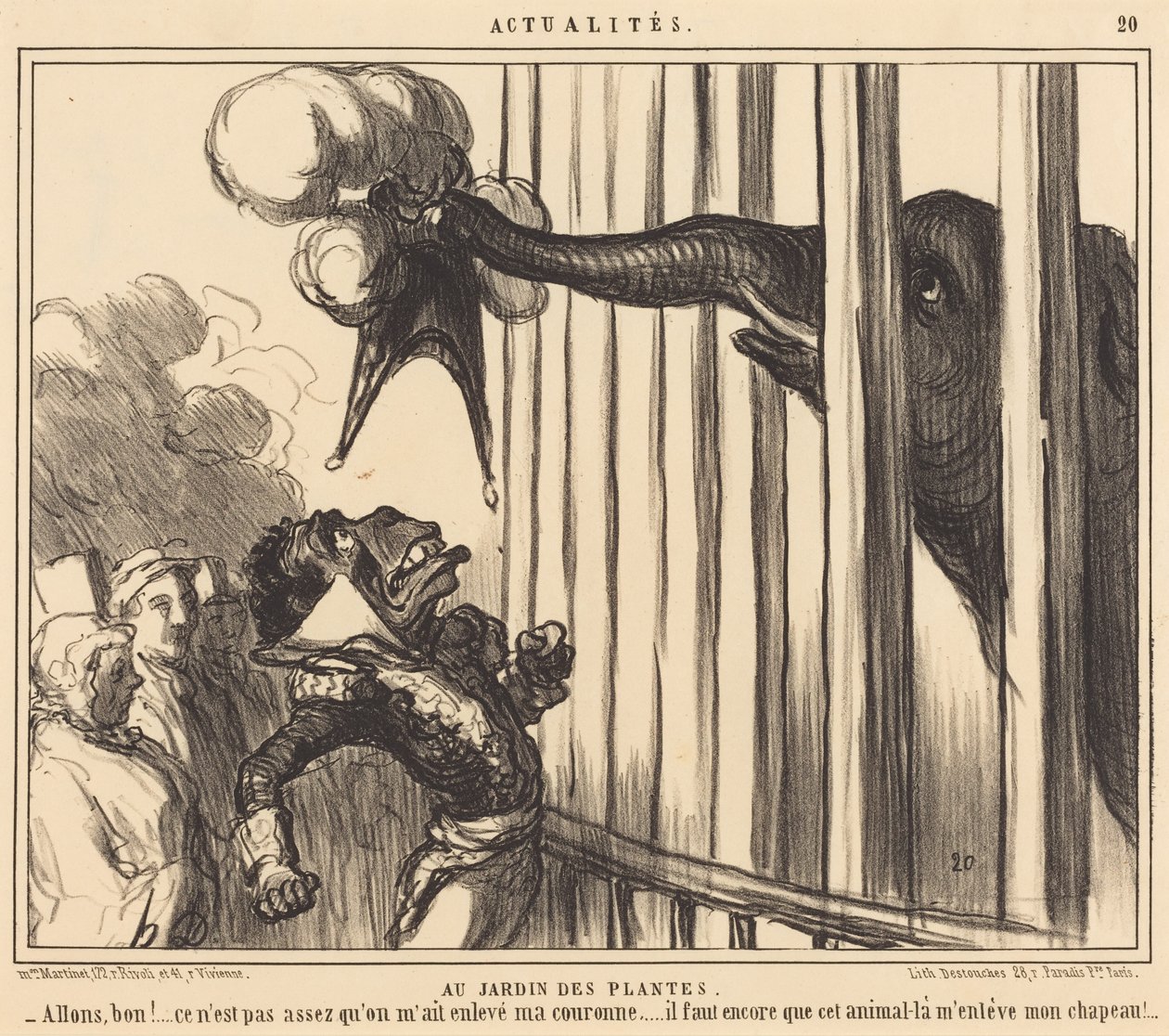 Al Giardino delle Piante da Honoré Daumier