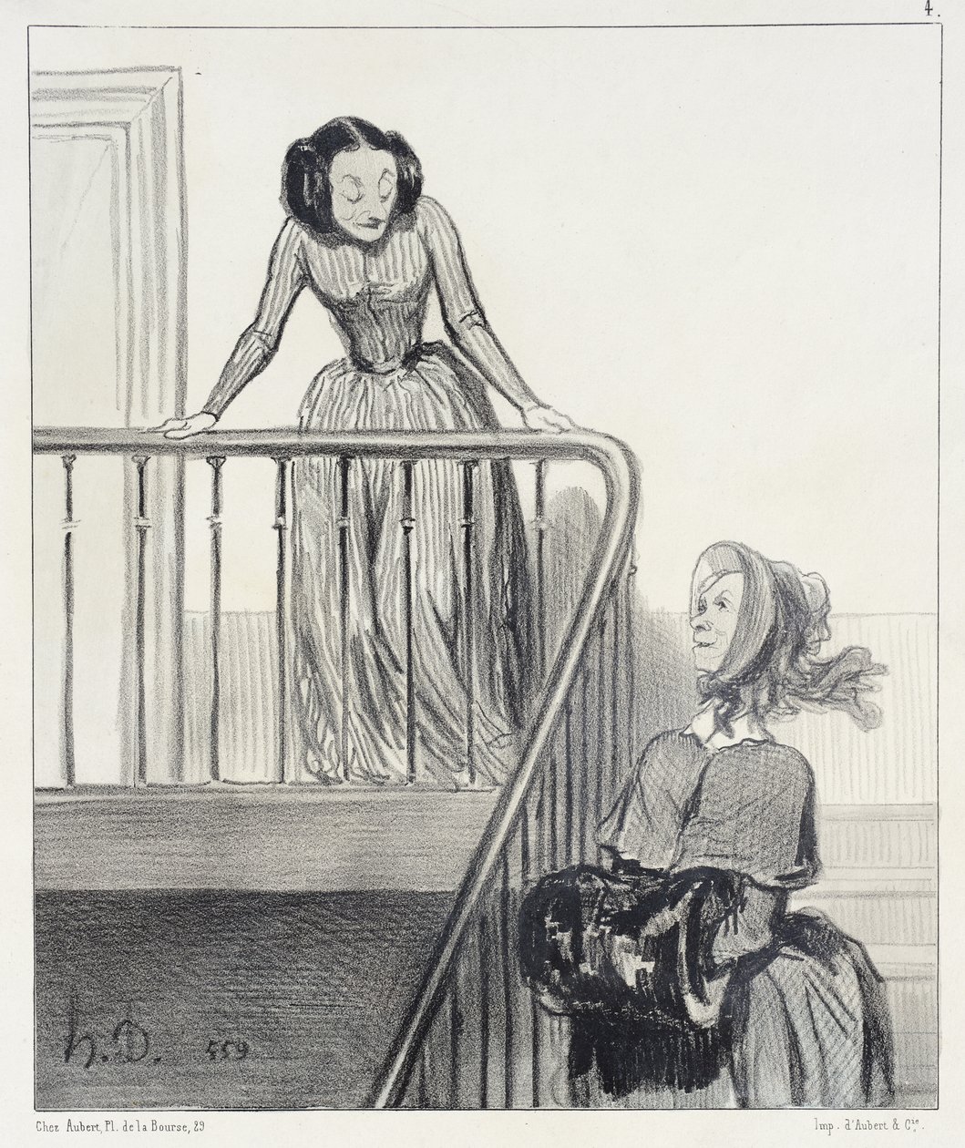 Addio, Ofelia!... da Honoré Daumier