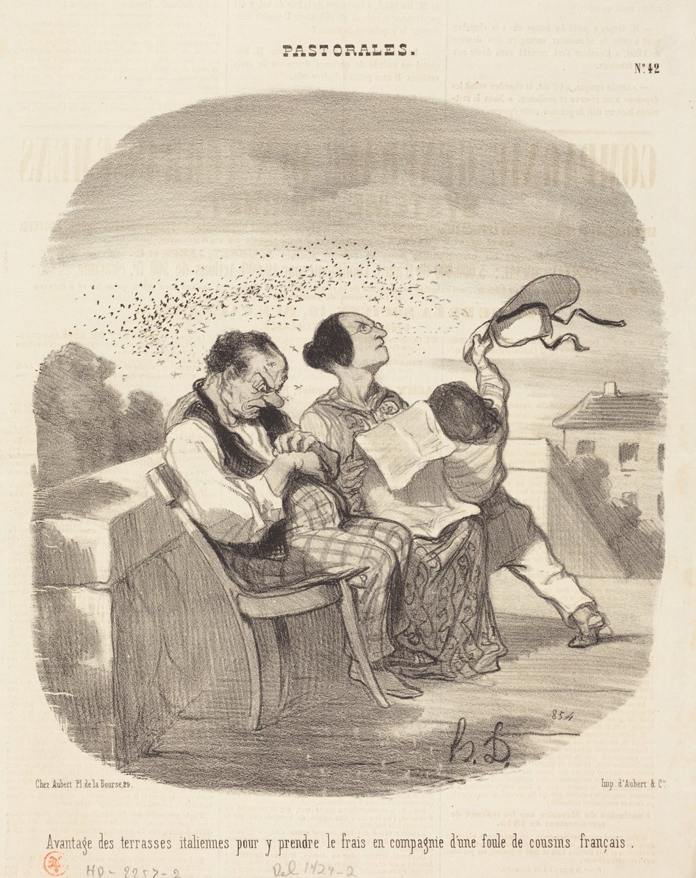 I vantaggi delle terrazze italiane... da Honoré Daumier