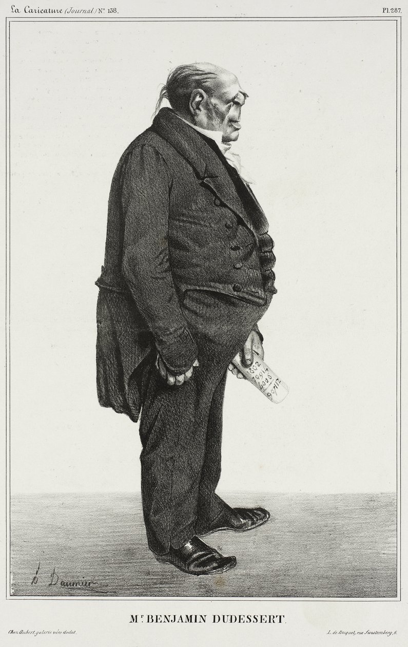 Benjamin Dudessert da Honoré Daumier