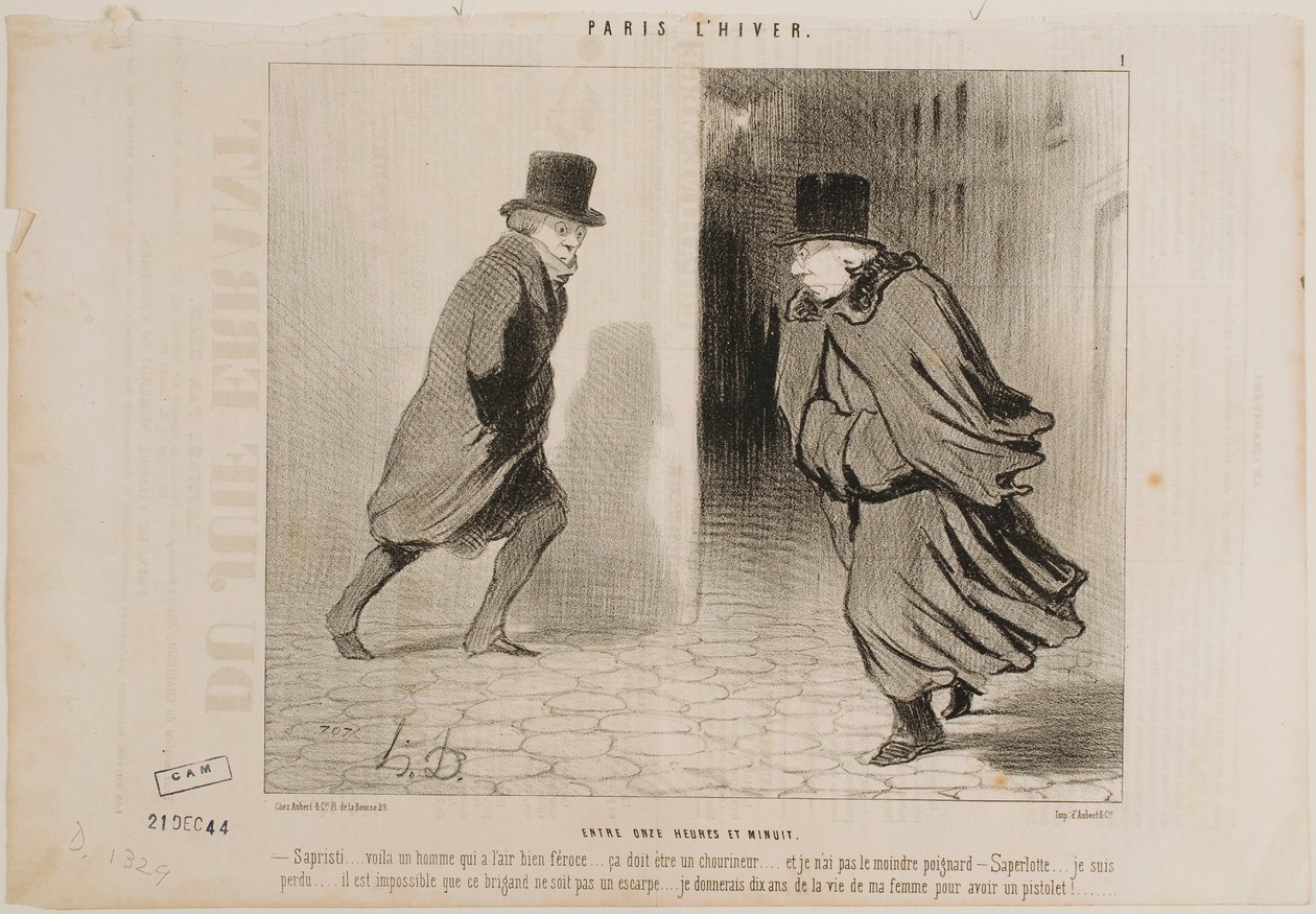 Tra le 11 e mezzanotte da Honoré Daumier