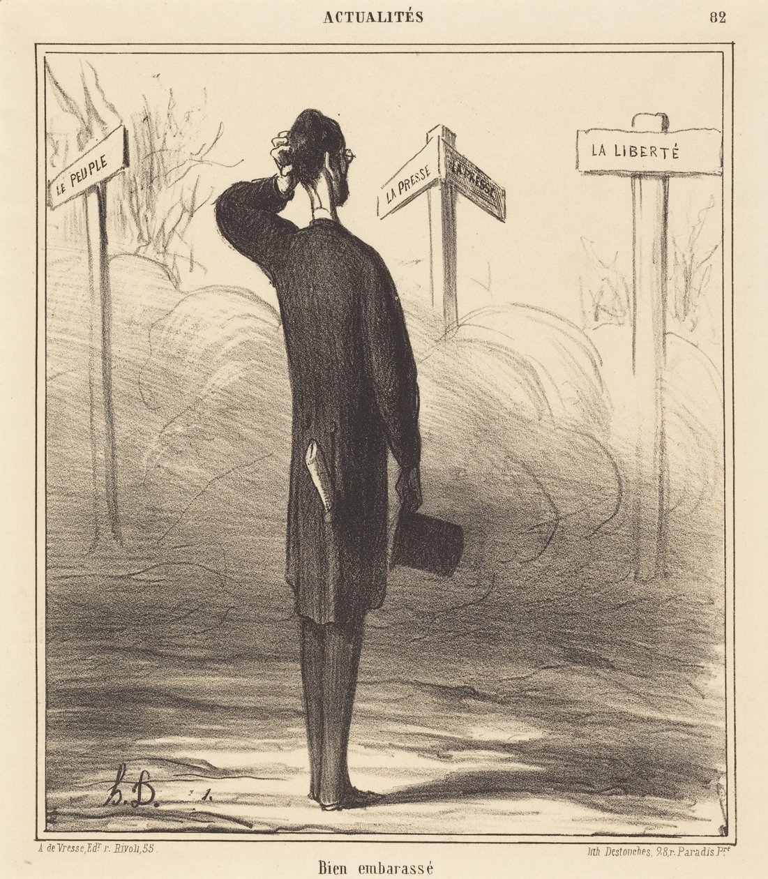 In un bel guaio da Honoré Daumier