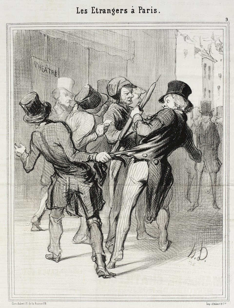 Ciò che si chiama le seduzioni di Parigi da Honoré Daumier