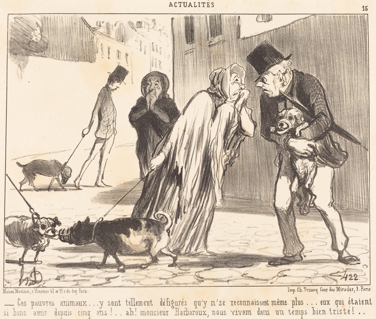 Questi poveri animali... non si riconoscono... più... da Honoré Daumier