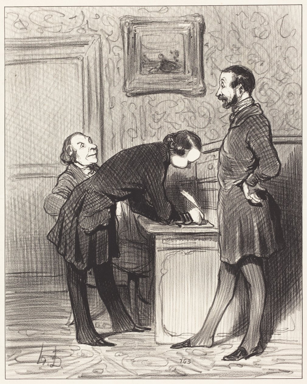 È proprio perché è il vostro amico... da Honoré Daumier