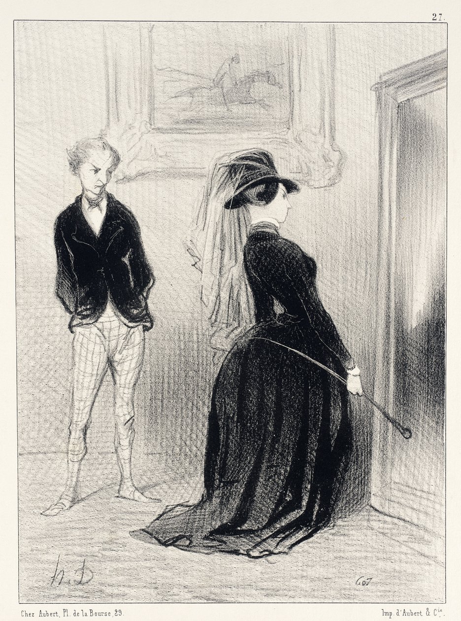 È strano... ora non mi vengono più idee... da Honoré Daumier
