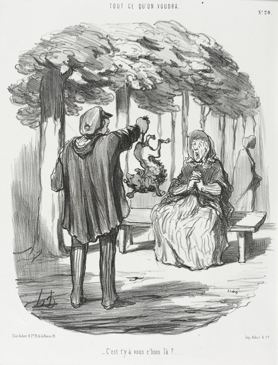 Ma chi è quel cane lì da Honoré Daumier