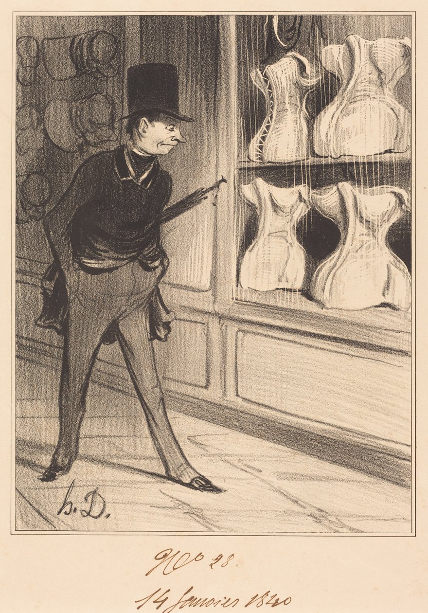 È unico! Ho preso quattro taglie... da Honoré Daumier