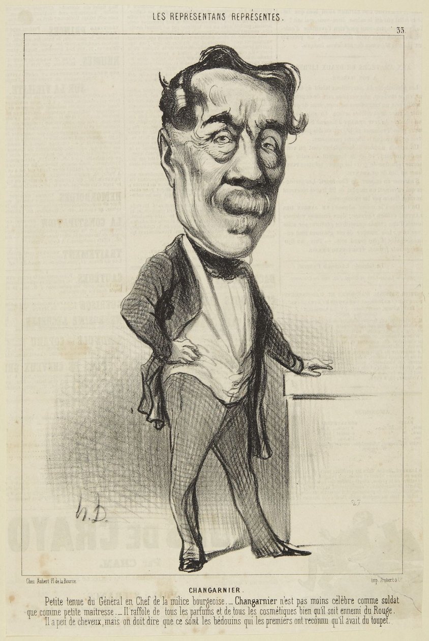 Changarnier da Honoré Daumier