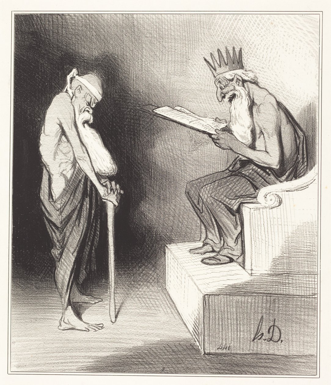 Clemenza di Minosse da Honoré Daumier