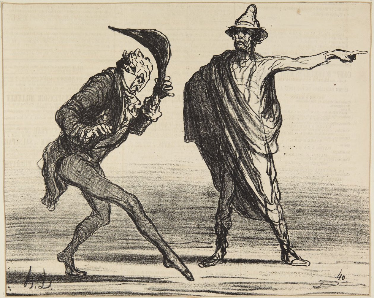 «Come stanno attualmente le cose in Toscana...» da Honoré Daumier