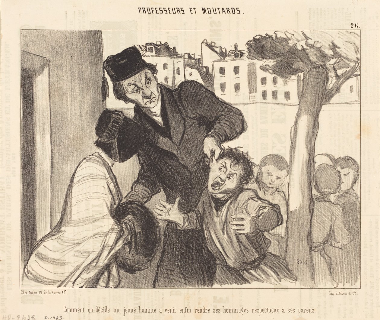 Come si decide un giovane a venire... da Honoré Daumier