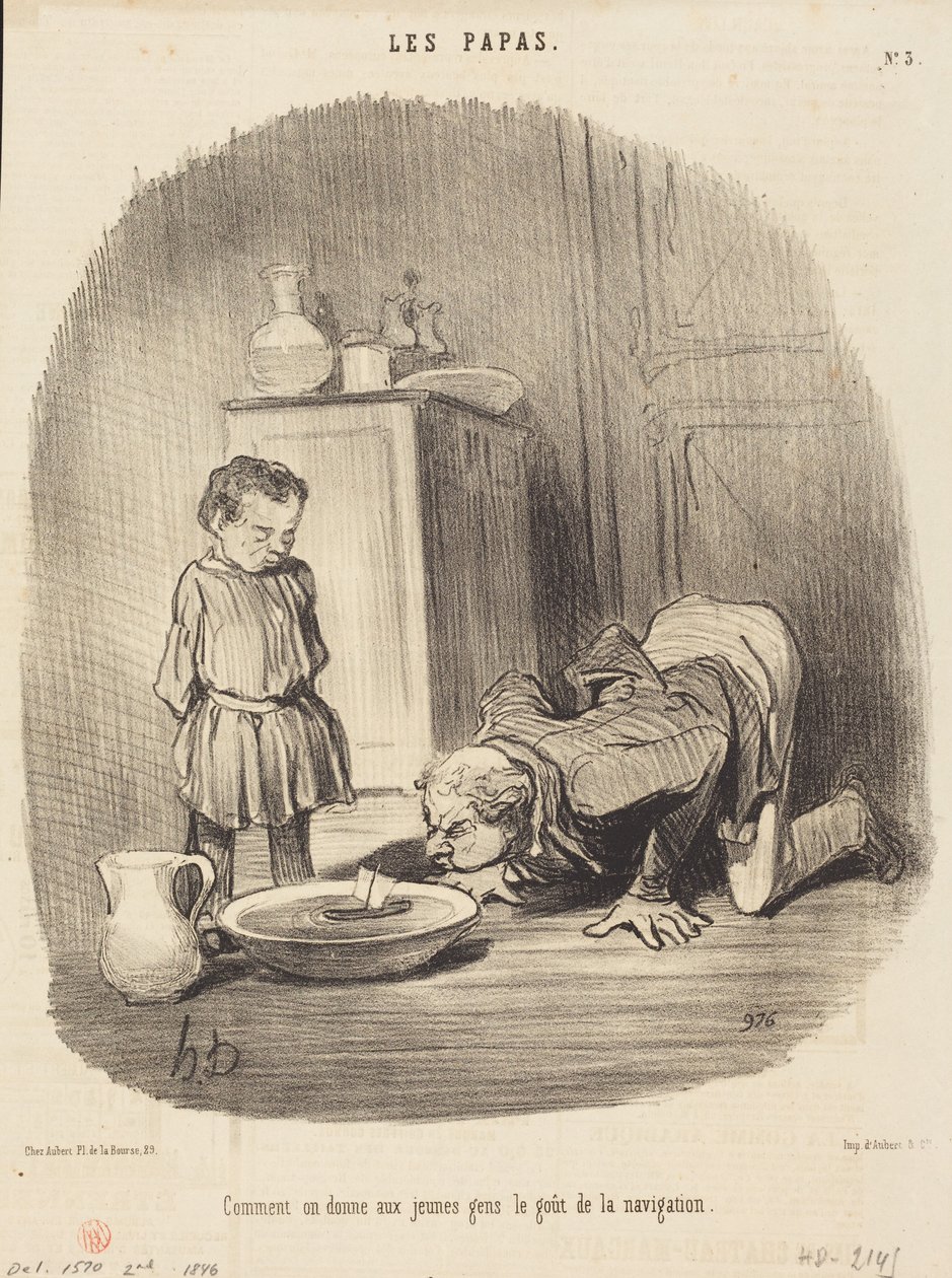 Come si trasmette... la passione per la navigazione da Honoré Daumier