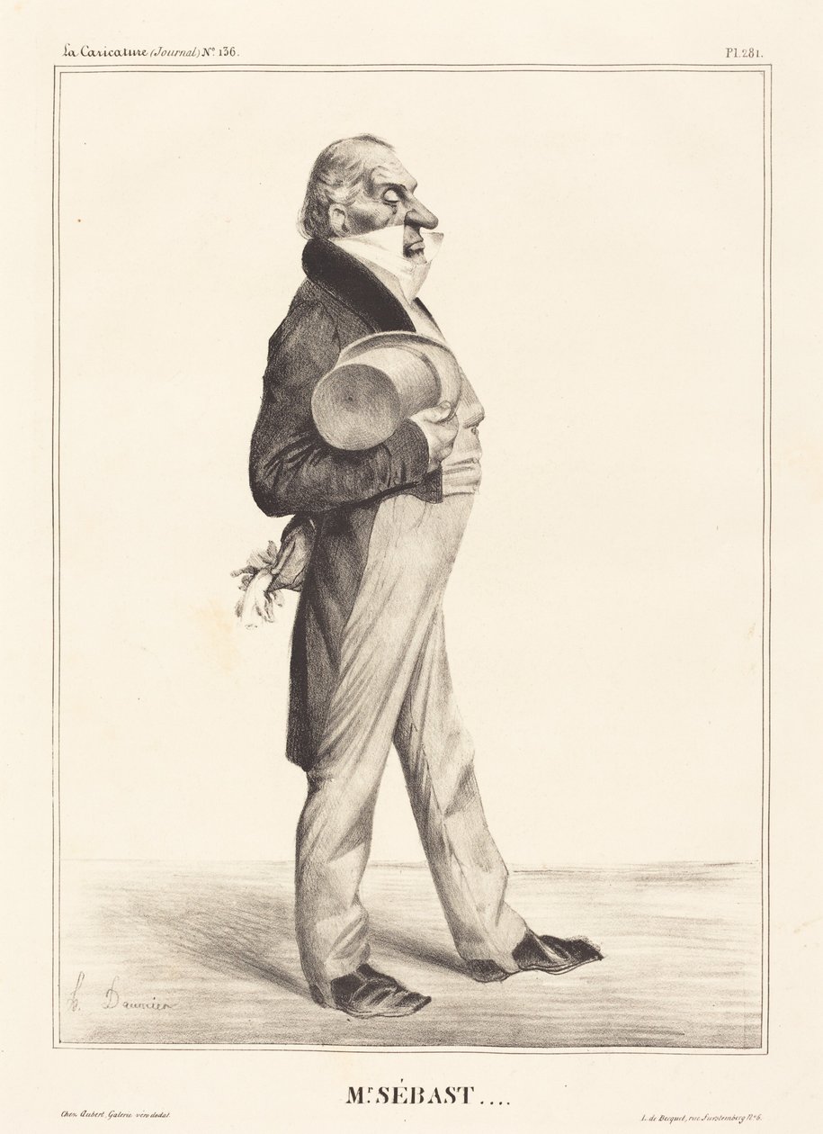 Conte Horace Sébastiani da Honoré Daumier