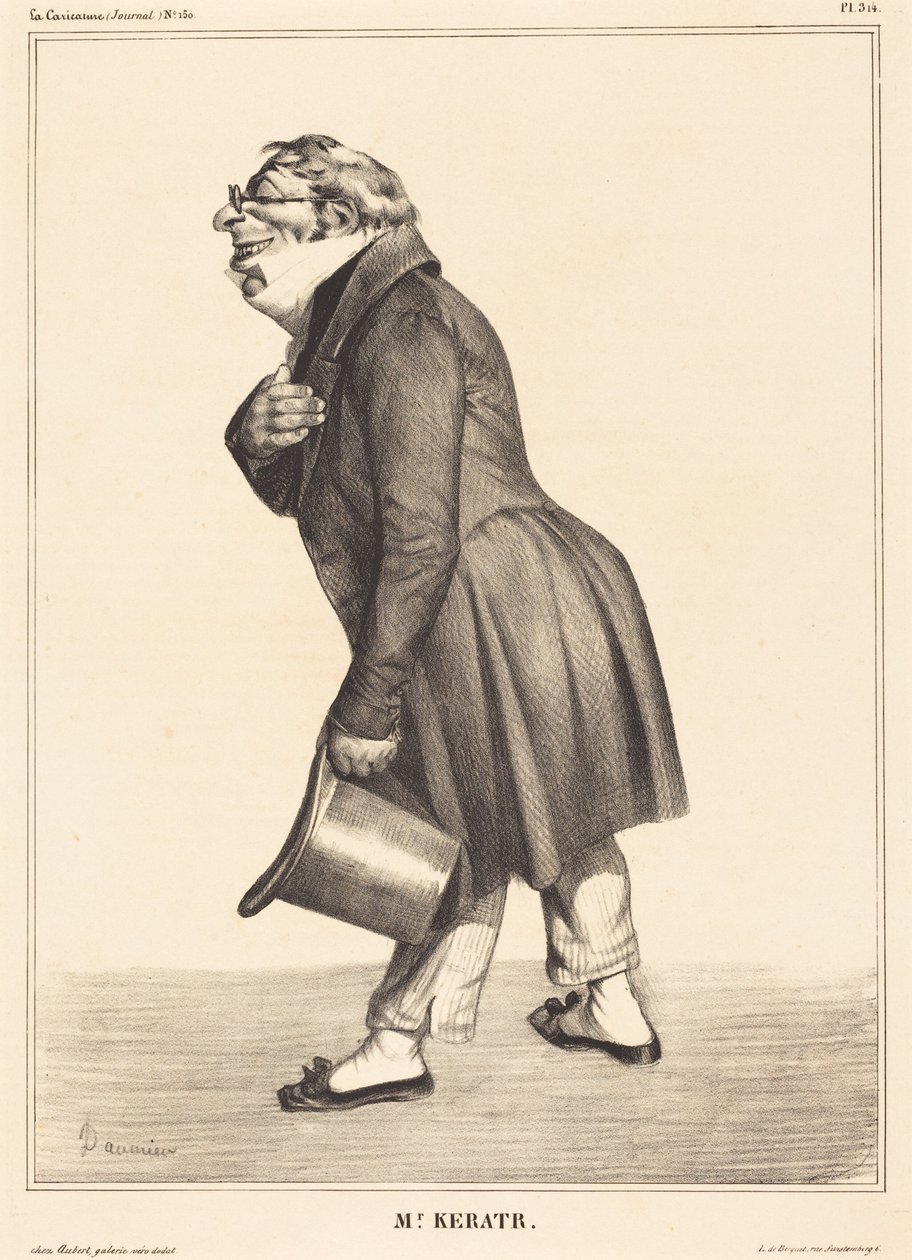 Conte de Kératry da Honoré Daumier