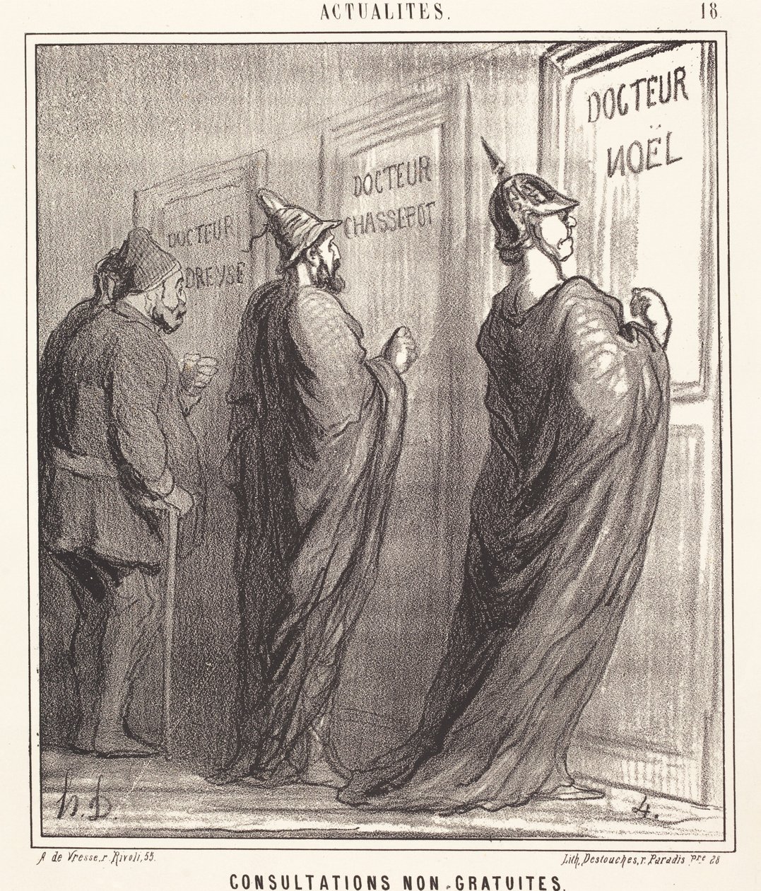 Consultazioni Non Gratuite da Honoré Daumier