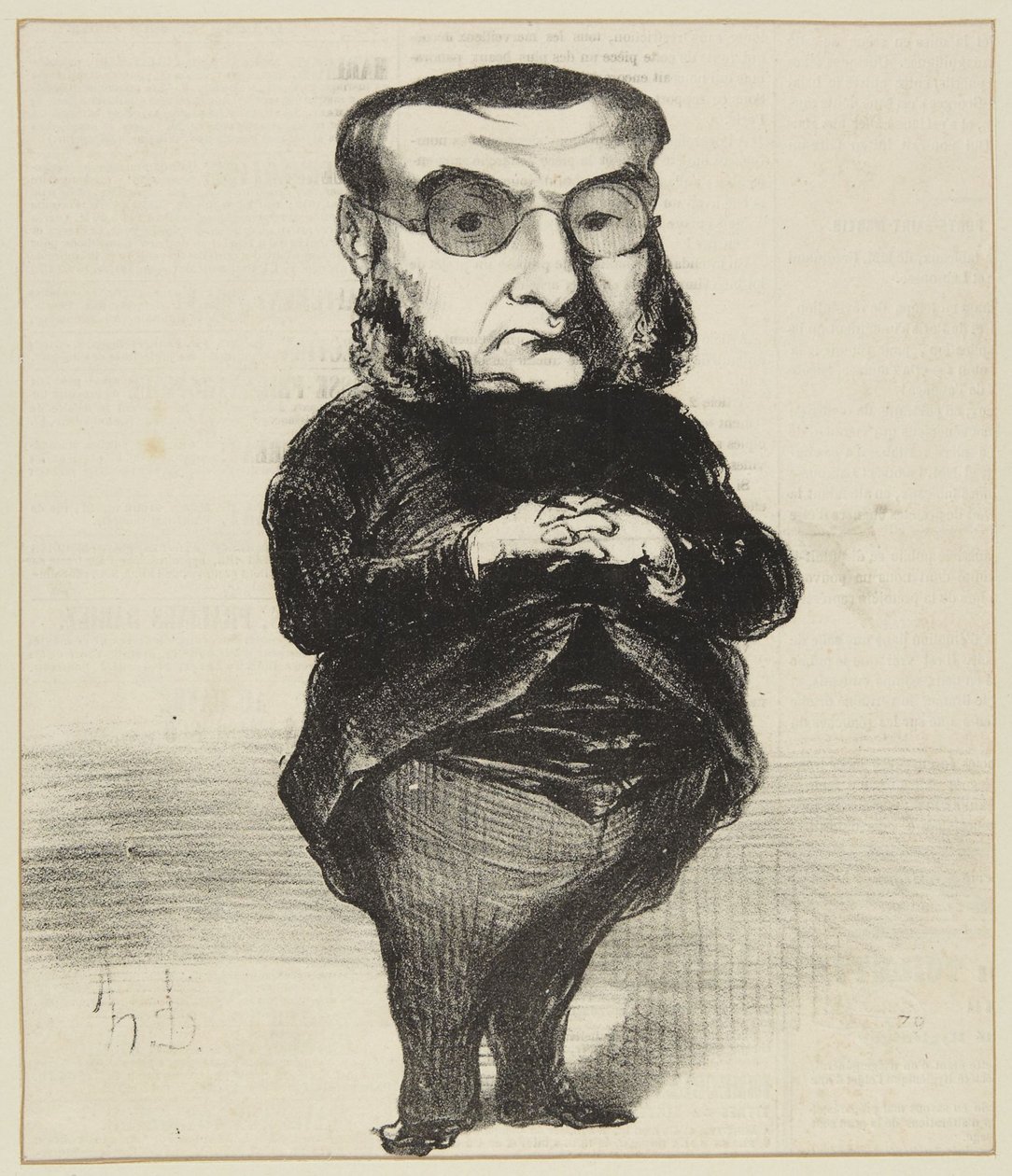 «Coquerel» da Honoré Daumier