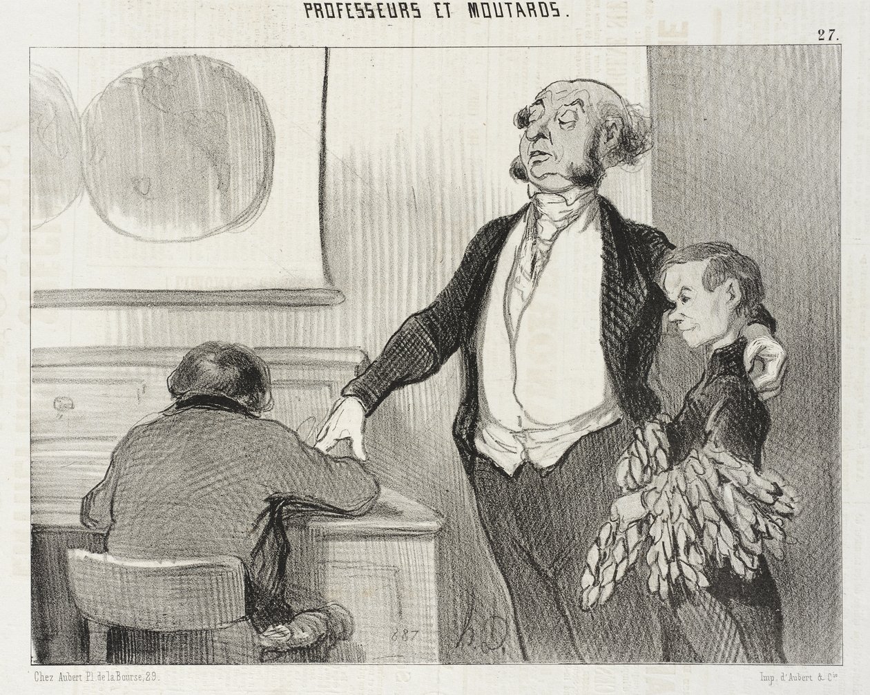 In questo annuncio che invierete a tutti i giornali da Honoré Daumier