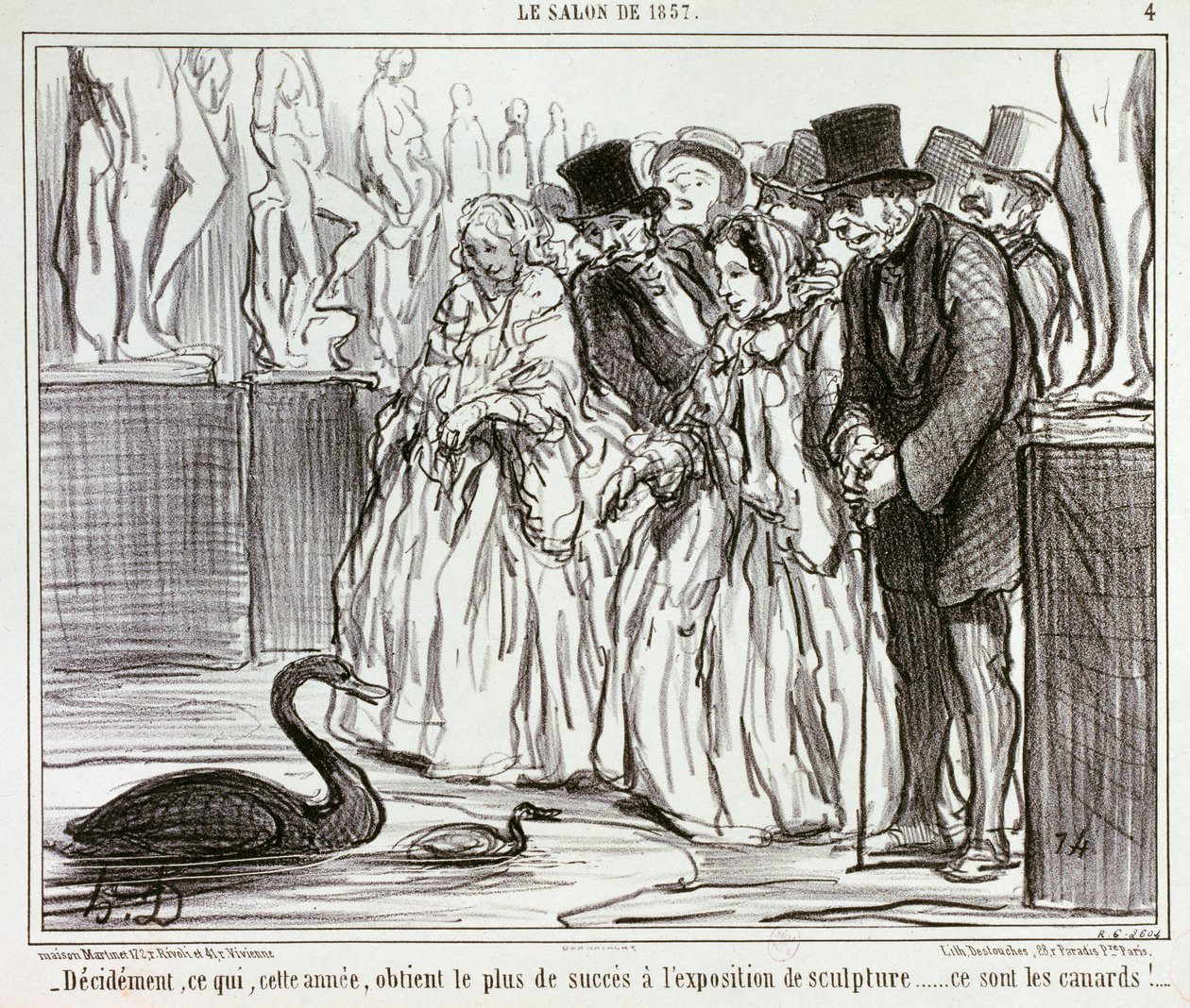 Decisamente, ciò che quest’anno ottiene il maggior successo all’esposizione di scultura... / 4. da Honoré Daumier
