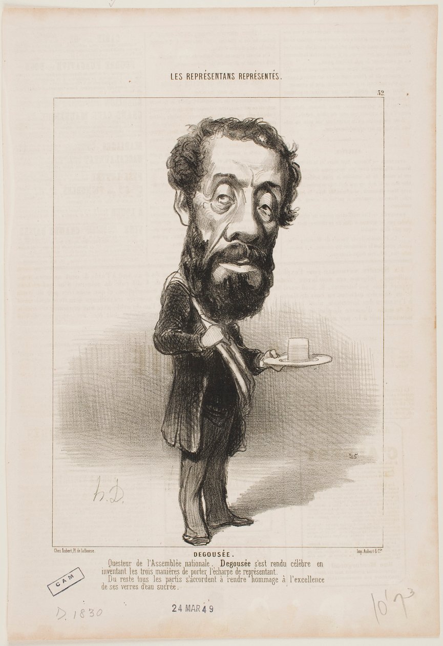 La spettinata da Honoré Daumier