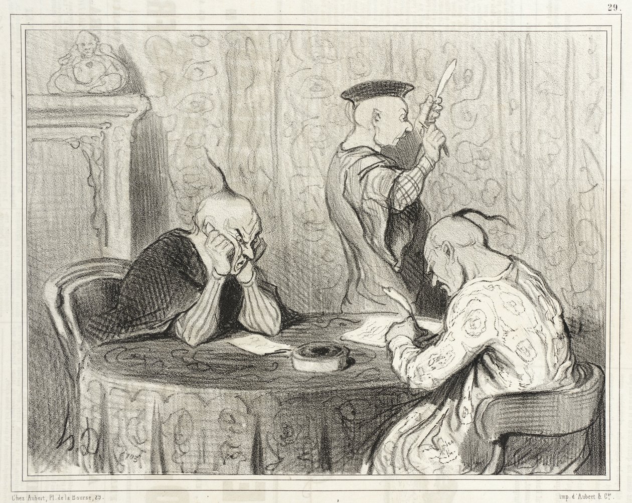 Autori frivoli da Honoré Daumier