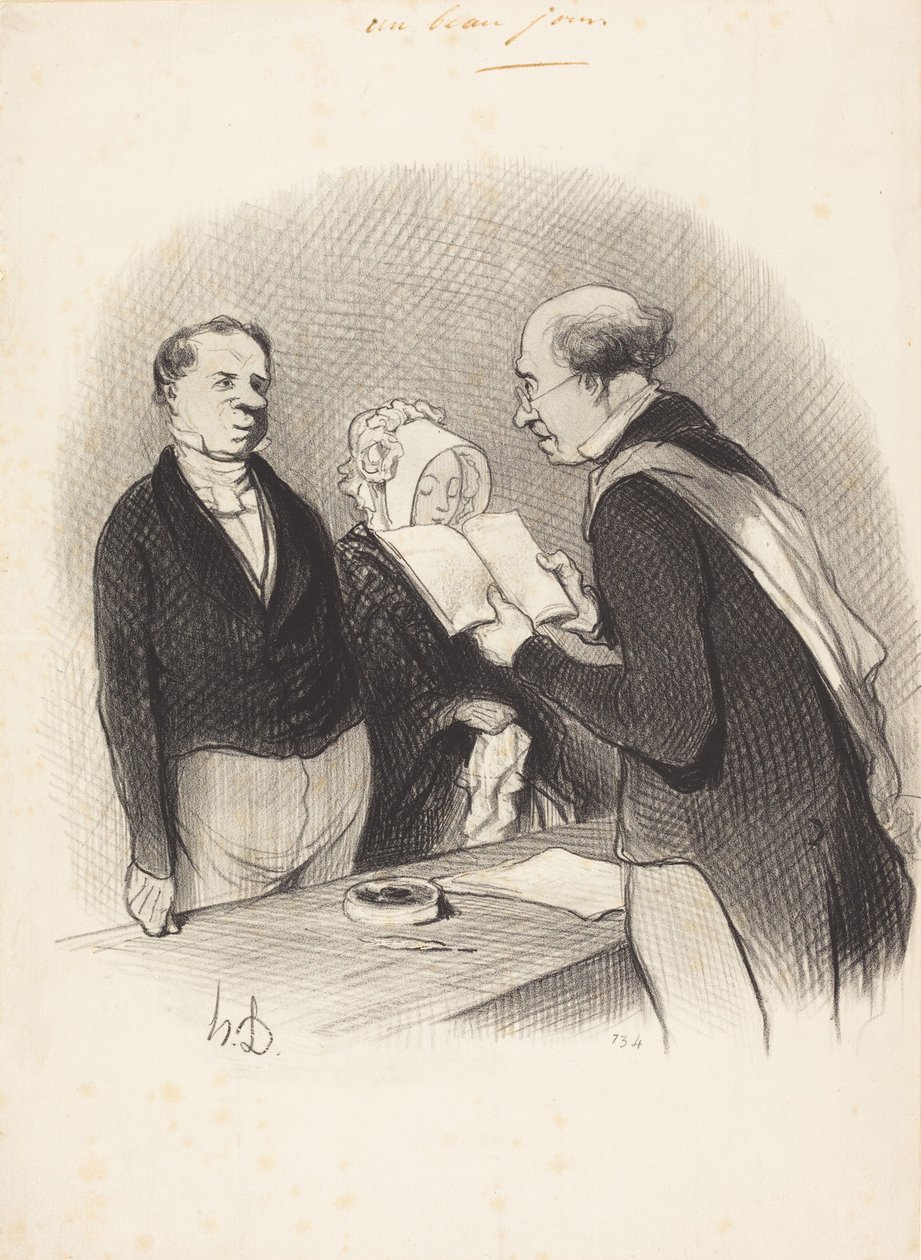 Alla presenza del Signor Sindaco da Honoré Daumier