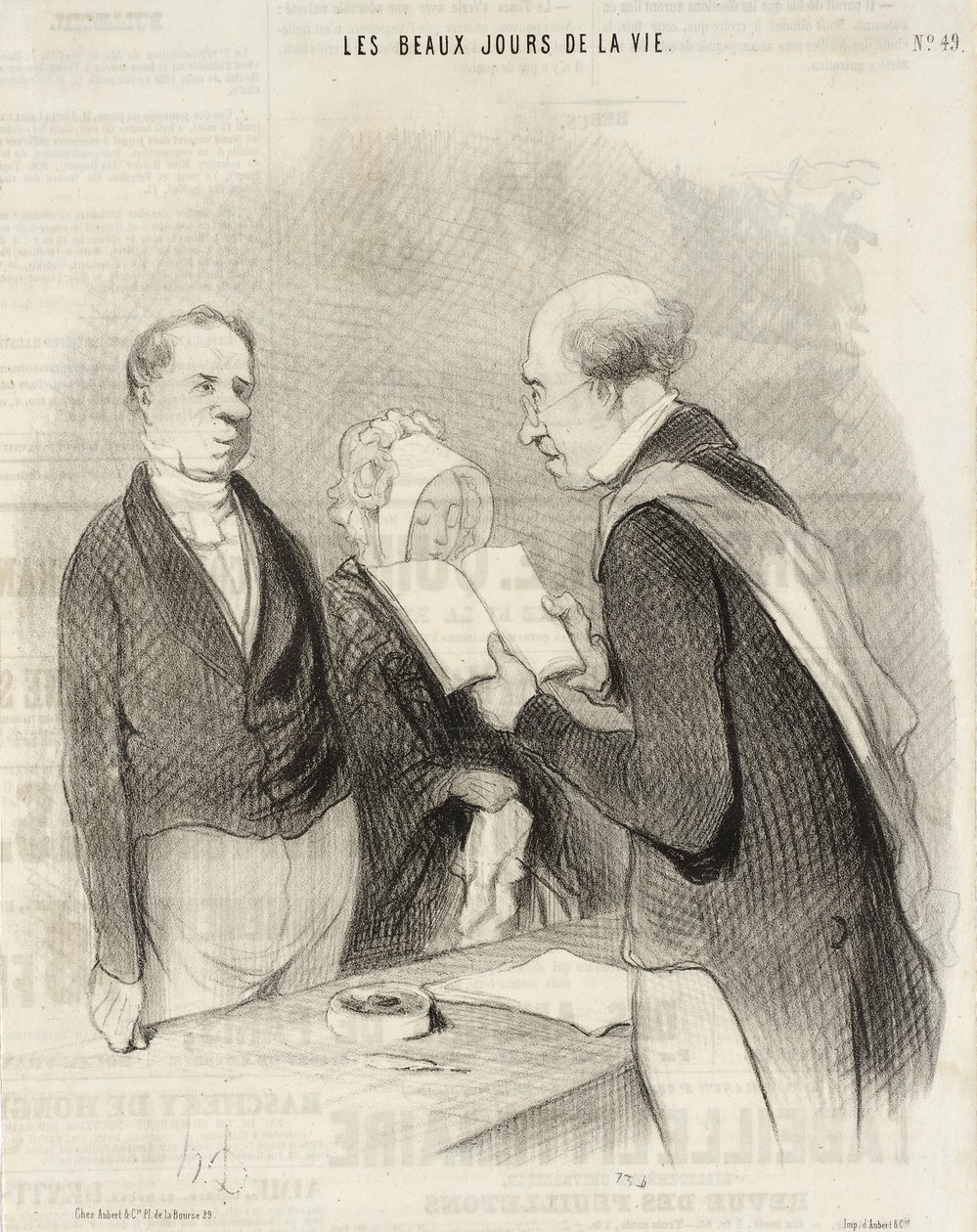 Davanti al sindaco da Honoré Daumier
