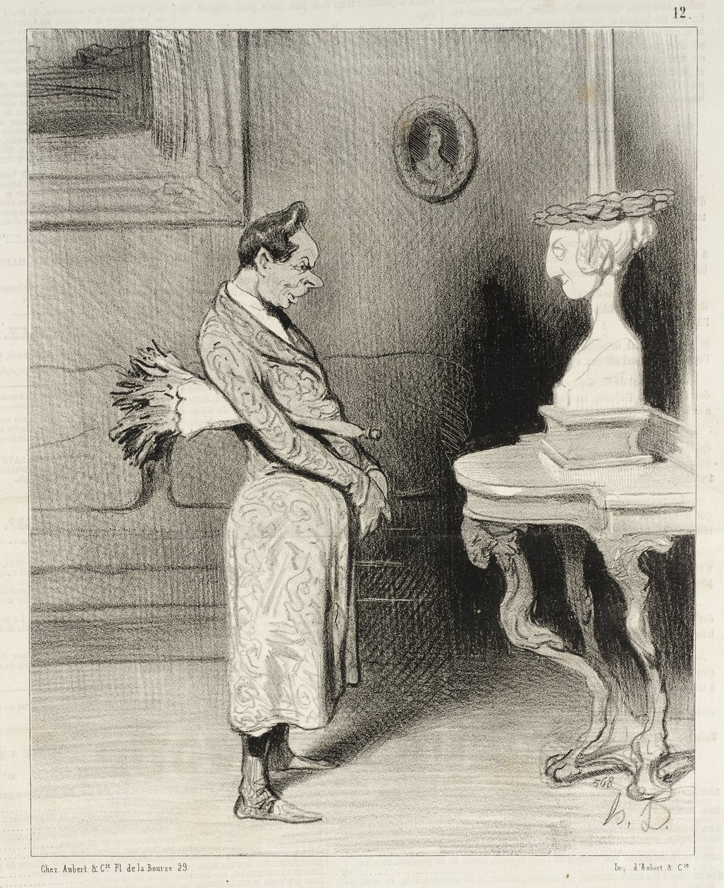 Dire che Arsinoé non era contenta di essere ritratta... da Honoré Daumier