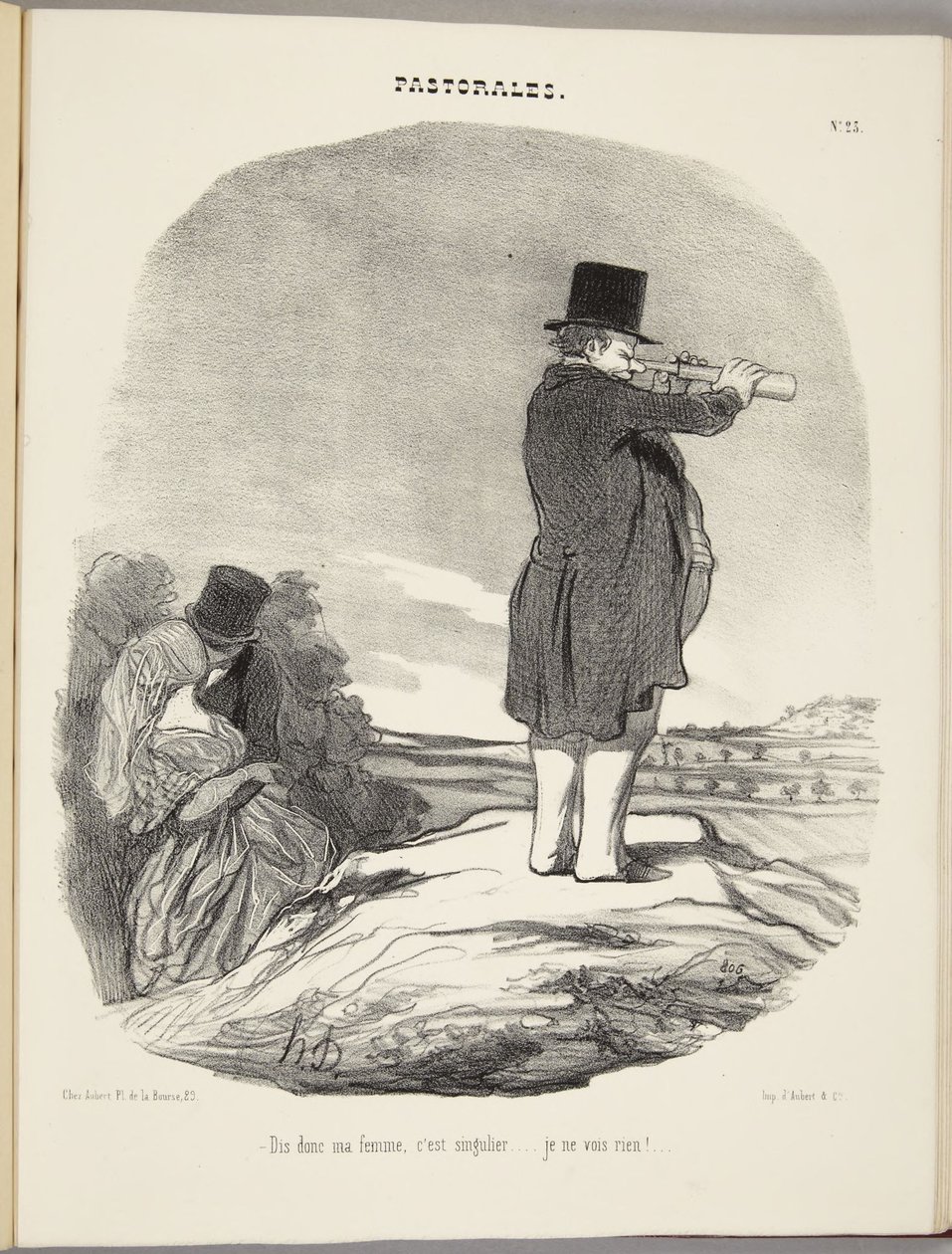 Ehi, cara, è strano... non vedo niente!... da Honoré Daumier