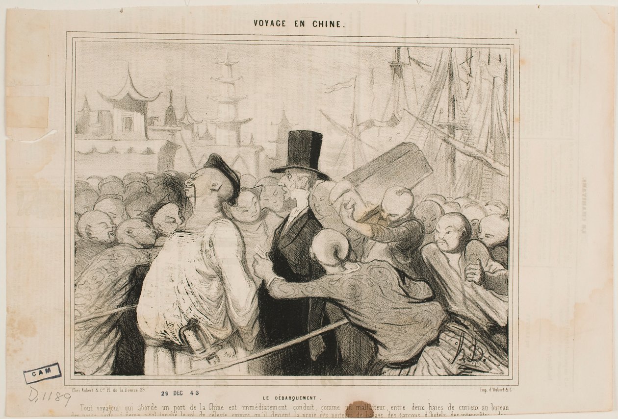 Sbarco da Honoré Daumier