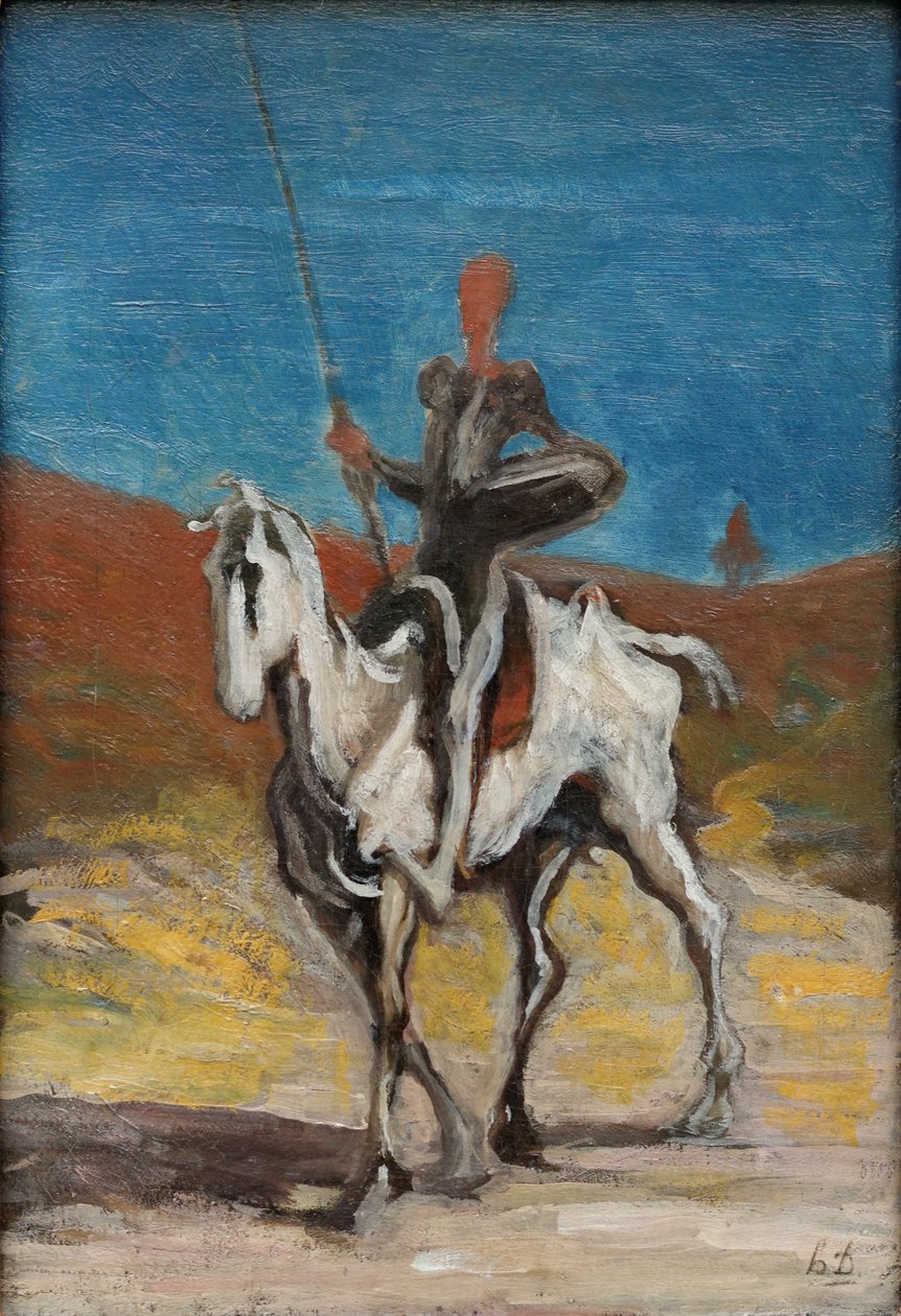Don Chisciotte e Sancho Panza da Honoré Daumier
