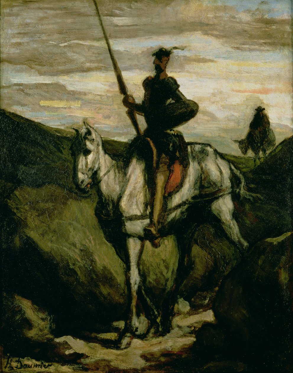Don Chisciotte da Honoré Daumier