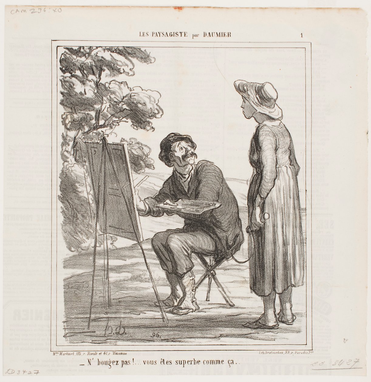 Non muoverti… sei stupenda proprio così… da Honoré Daumier