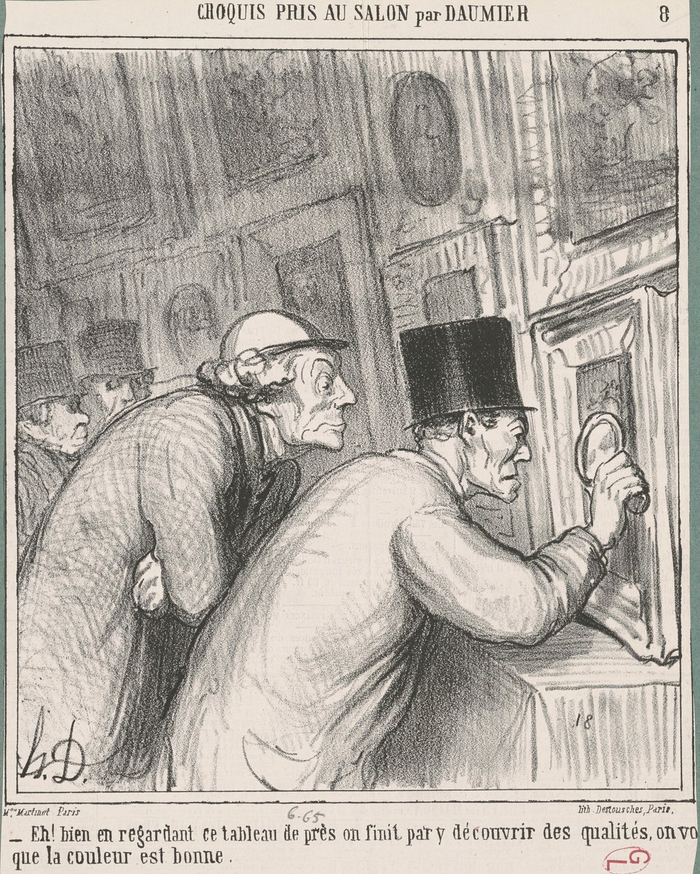 Eh! Bene guardando questo quadro da Honoré Daumier